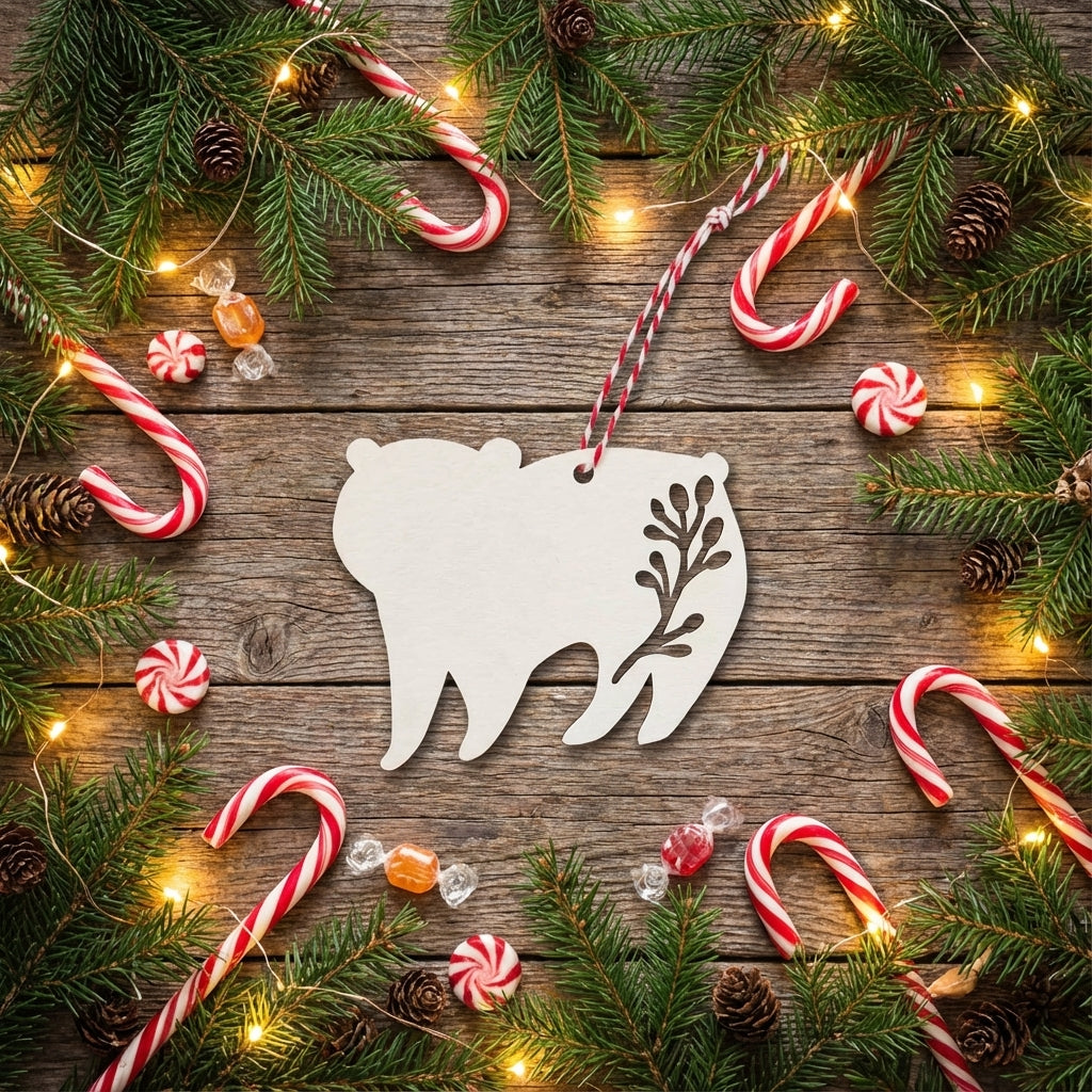 Talvimetsän ystävät –joulukoristeet