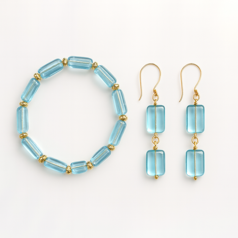 Azure Glow Gold -korusetti