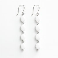 Neljän soikiohelmen korvakorut