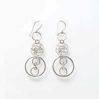 Silver Whirl -filigraanikorvakorut