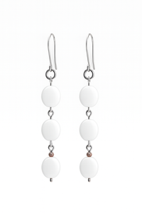 Kolmen soikiohelmen korvakorut