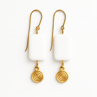 Guldpläterade spiraler