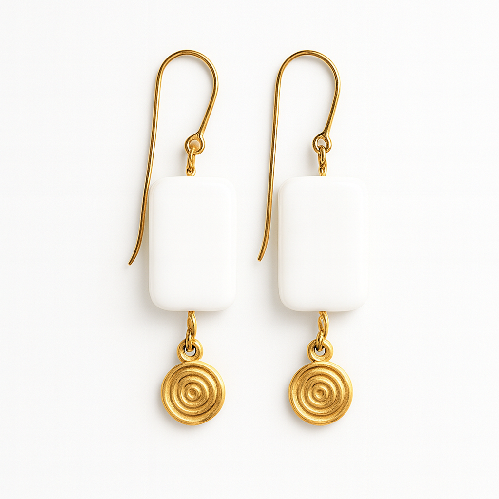 Guldpläterade spiraler