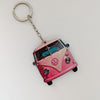 Volkswagen Transporter Pink keychain