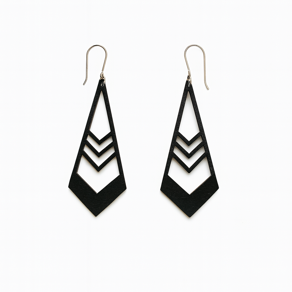 Puiset nuolikorvakorut