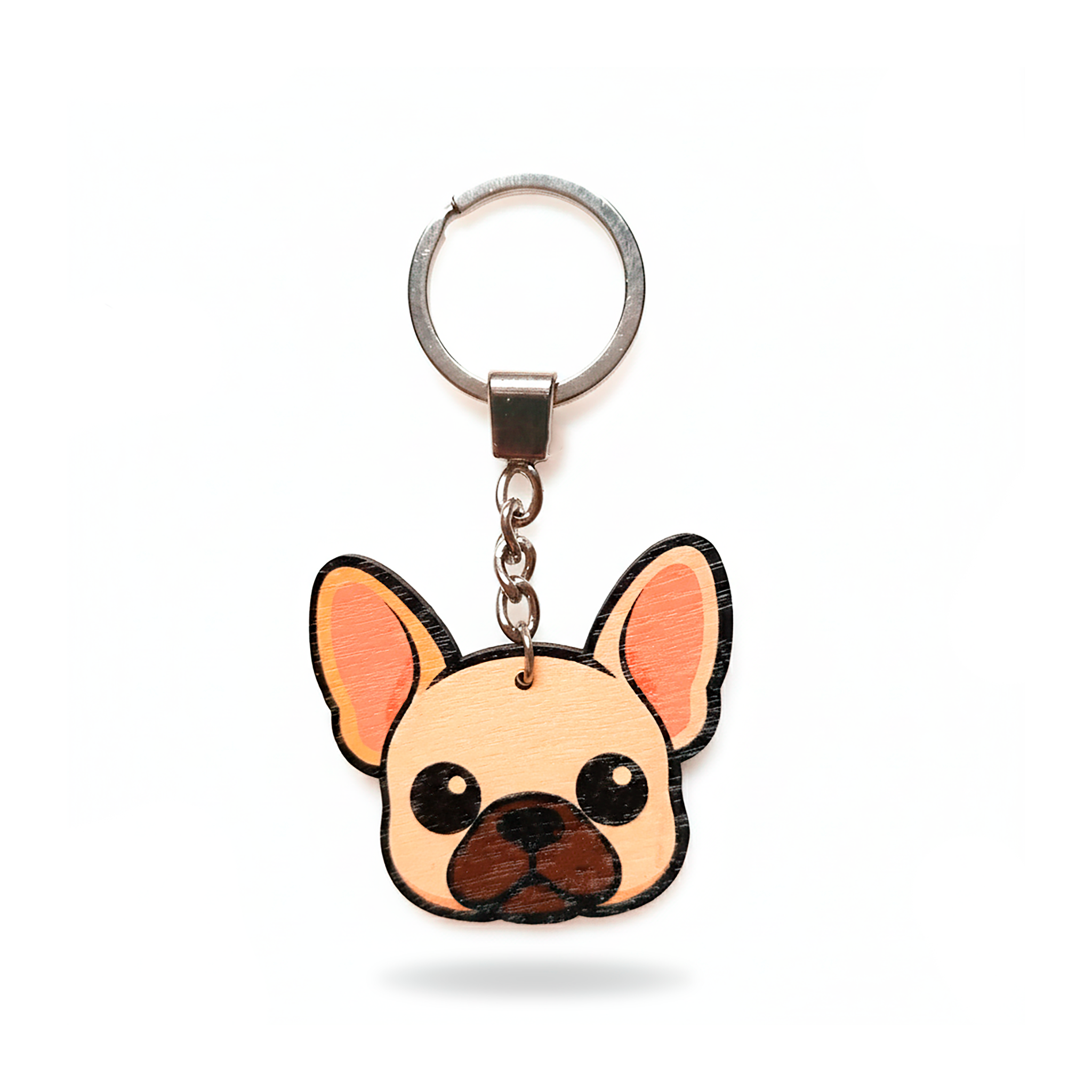 Fransk Bulldogg Dogi – Nyckelring