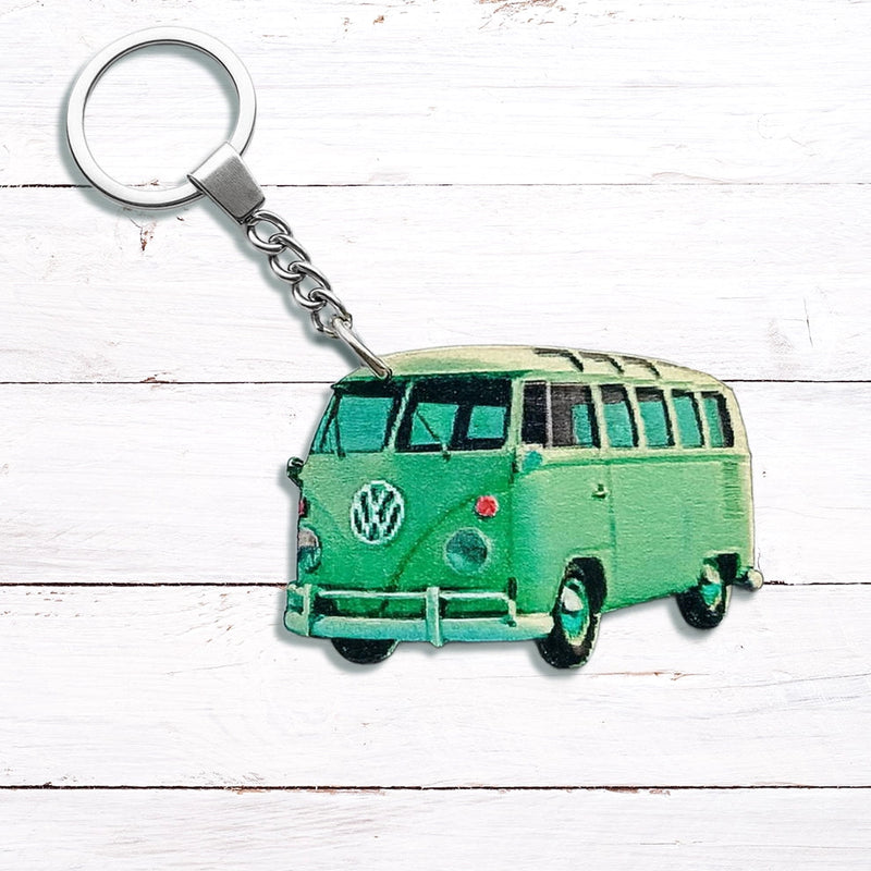 Volkswagen Transporter Green keychain