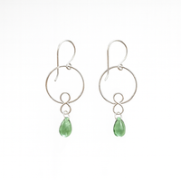 Infinity Drop - Silverring och glasdroppe