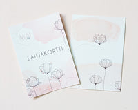 Paperinen lahjakortti