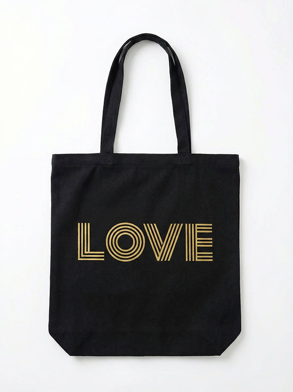 Svart LOVE-väska