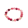 "Lingonberry" earrings and bracelet set